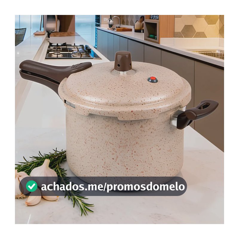 Panela De Pressão Fast Antiaderente 4,5l Baunilha Nacional