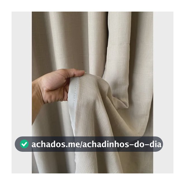 Cortina Voil Gaze De Linho C/forro Blackout 4,00x2,60