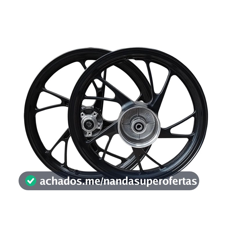 Rodas Liga Leve Titan Fan 150 160 Pé De Galinha Freio Disco