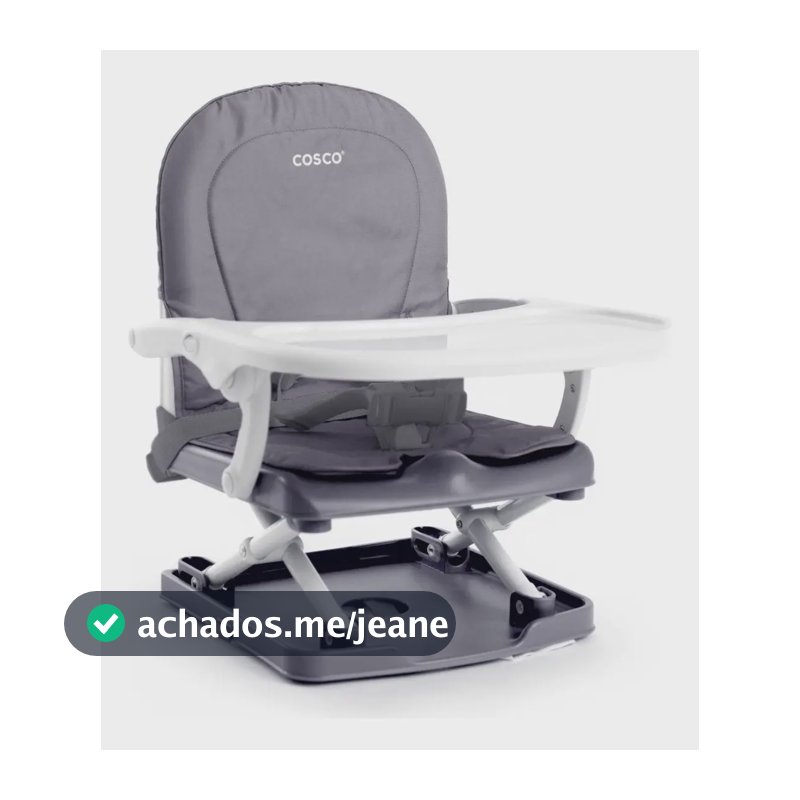 Cadeira de Refeição Portátil Cosco Kids, Pop, Cinza
