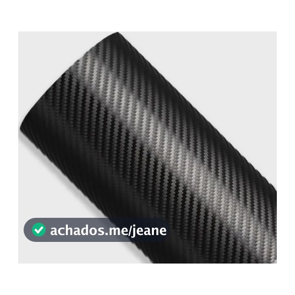 Adesivo Fibra Carbono 3D Preto 3m x 60cm Carro Moto Alltak/Imprimax/Art em Tudo