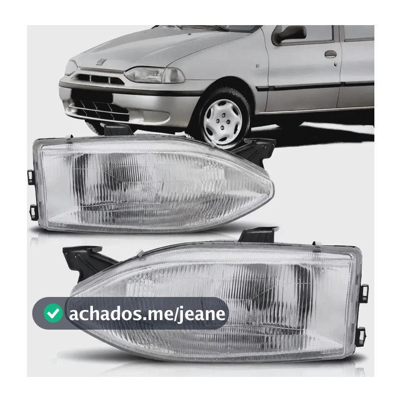 Farol Palio Siena 96 97 98 99 Lente Vidro Foco Simples
