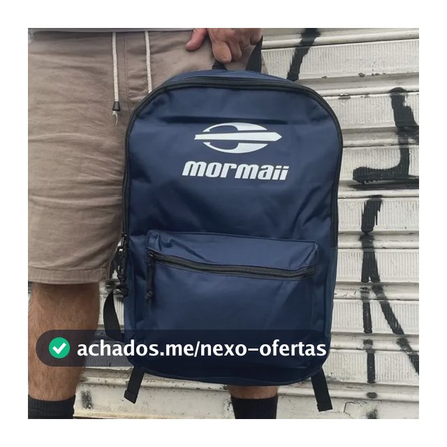 Mochila Mormaii Resistente Casual 21 Litros Básica Azul Azul Un