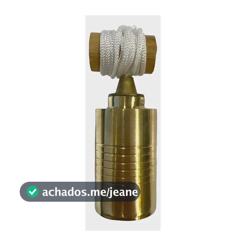 Prumo P/ Pedreiro Profissional Pesado N°6 600g Metal Emavah