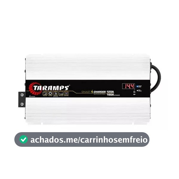 Fonte Automotiva 120 a 160 Amperes Smart Charger 120a Carregador De Baterias Inteligente Bivolt 120amperes Taramps