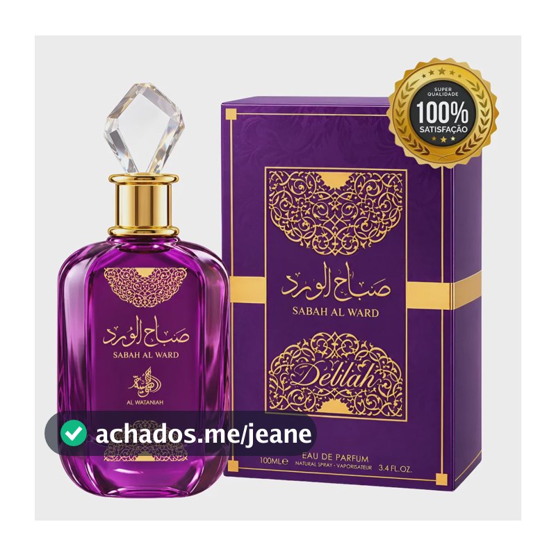 Perfume Al Wataniah Sabah Al Ward Delilah Edp 100ml