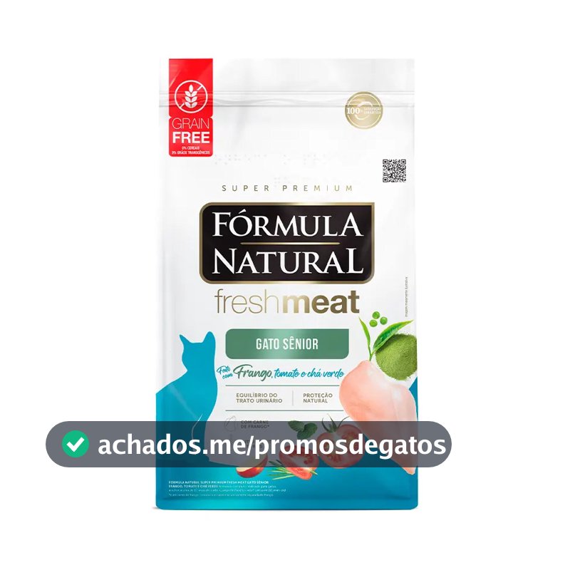 Formula Natural Fresh Meat Gato Senior 7+ Frango 10,1kg