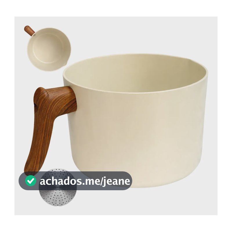 Leiteira Fervedor De Indução Cerâmica 16cm 2,2l Cor Vanilla