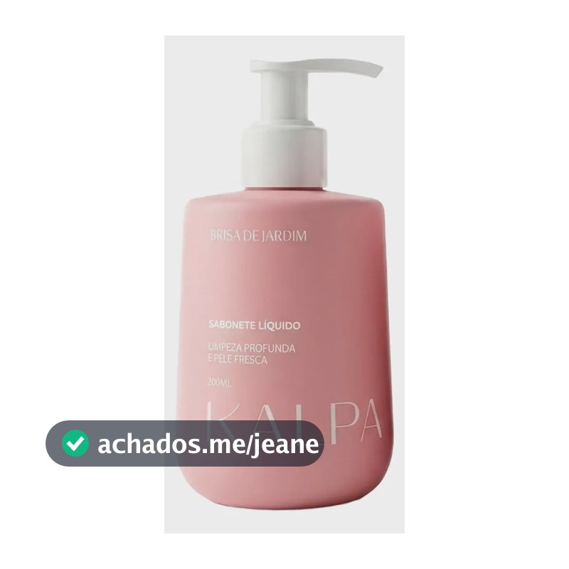 Sabonete Líquido Aroma Fresco Brisa De Jardim 200ml Kalpa