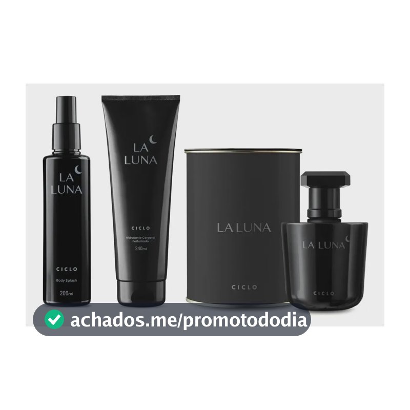 Perfume La Luna Deo Colonia + Body Splash + Perfumado Ciclo Cosméticos