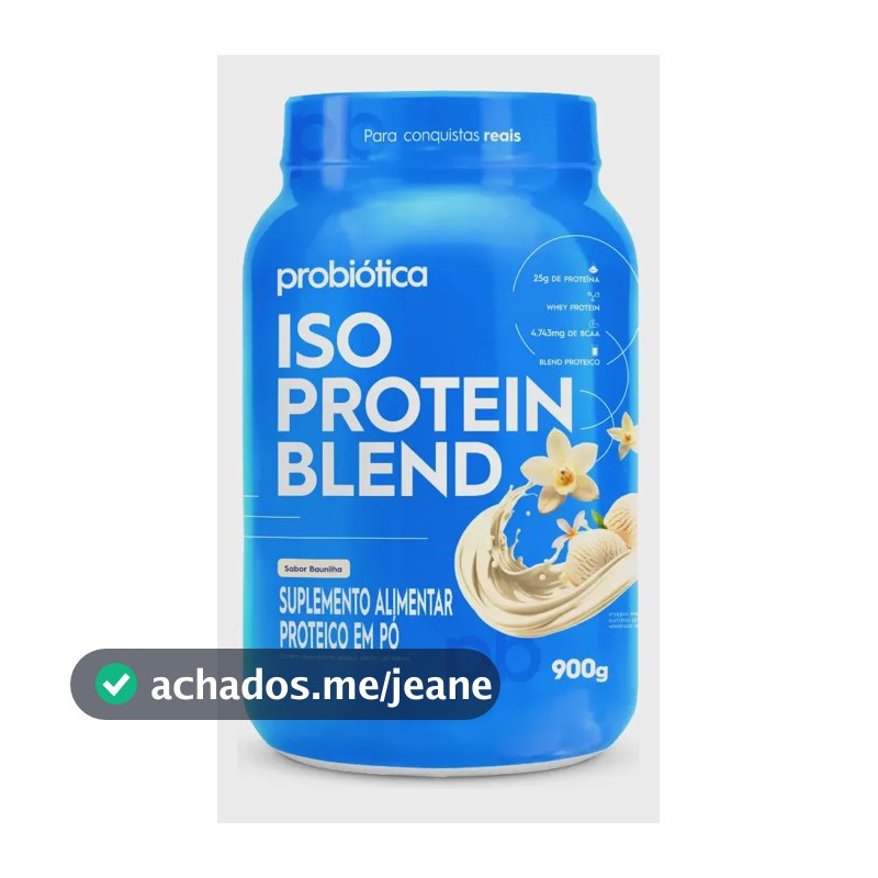 Whey protein Probiótica Iso Blend em pó sabor Baunilha x 900g