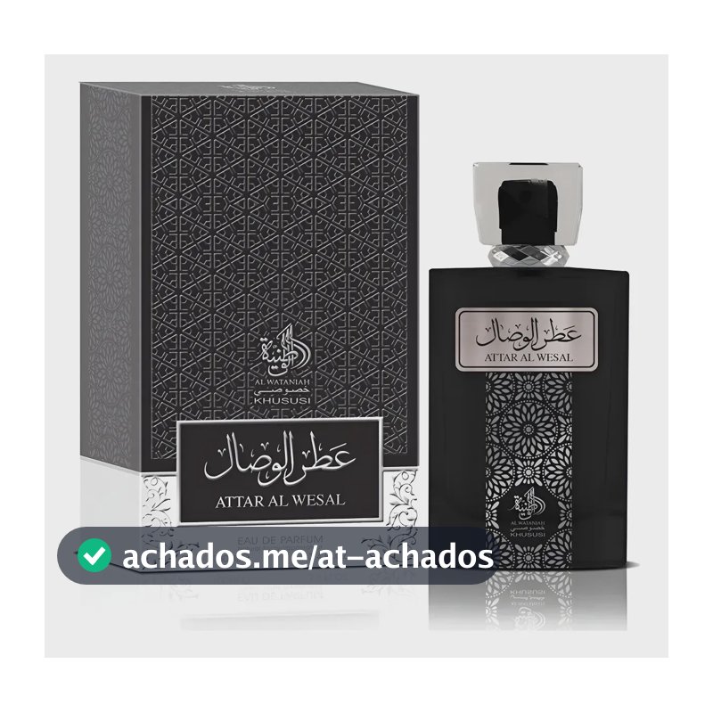 Perfume árabe attar al wesal árabe masculino 100 ml Hannity Cosmeticos