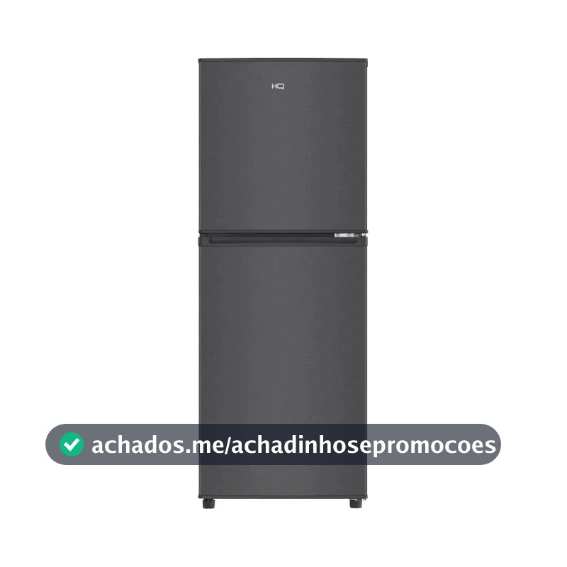Geladeira Refrigerador Compacto Hq Defrost 140l Hq-140rdf Preta