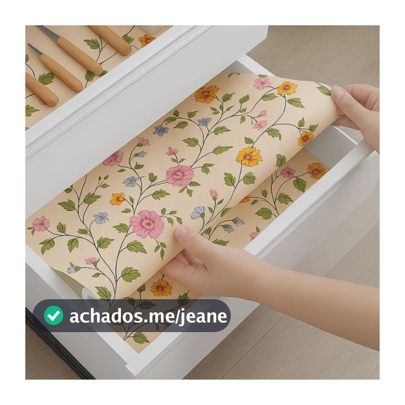 Forro Armário E Gaveta Cozinha Impermeável Toalha Geladeira Nude