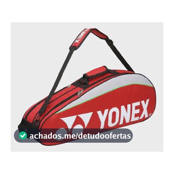 Raqueteira Yonex X3 Para Tênis E Badminton Vermelho