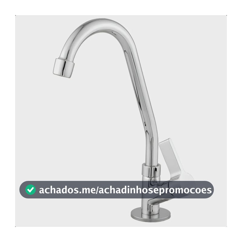 Torneira De Cozinha De Bancada Bica Móvel Pia Metal Prateado