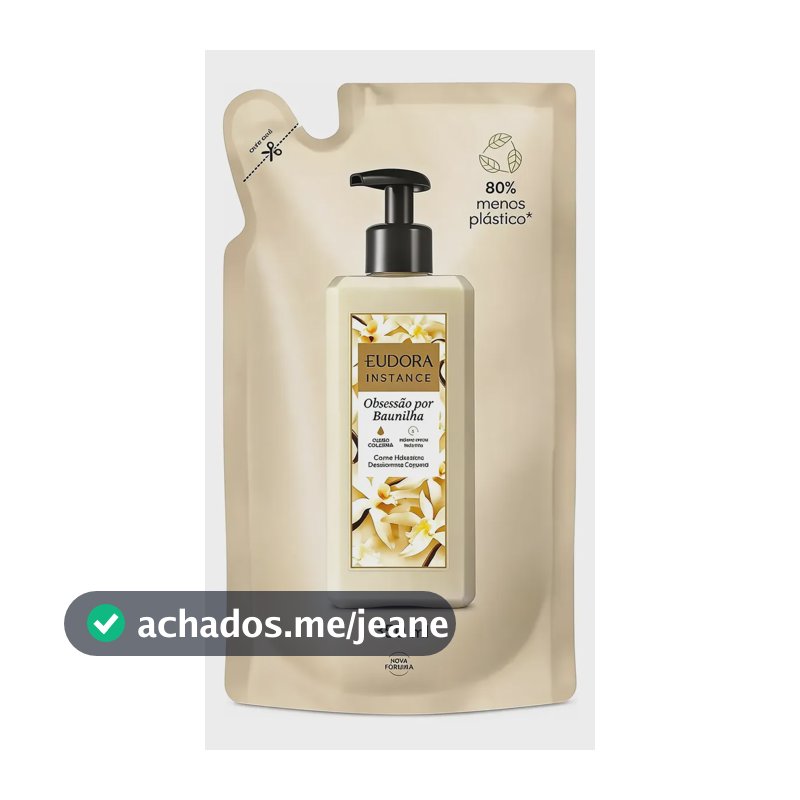 Refil  Hid Corporal Obsessão Por Baunilha 350 Ml Eudora Obsessão Por Baunilha