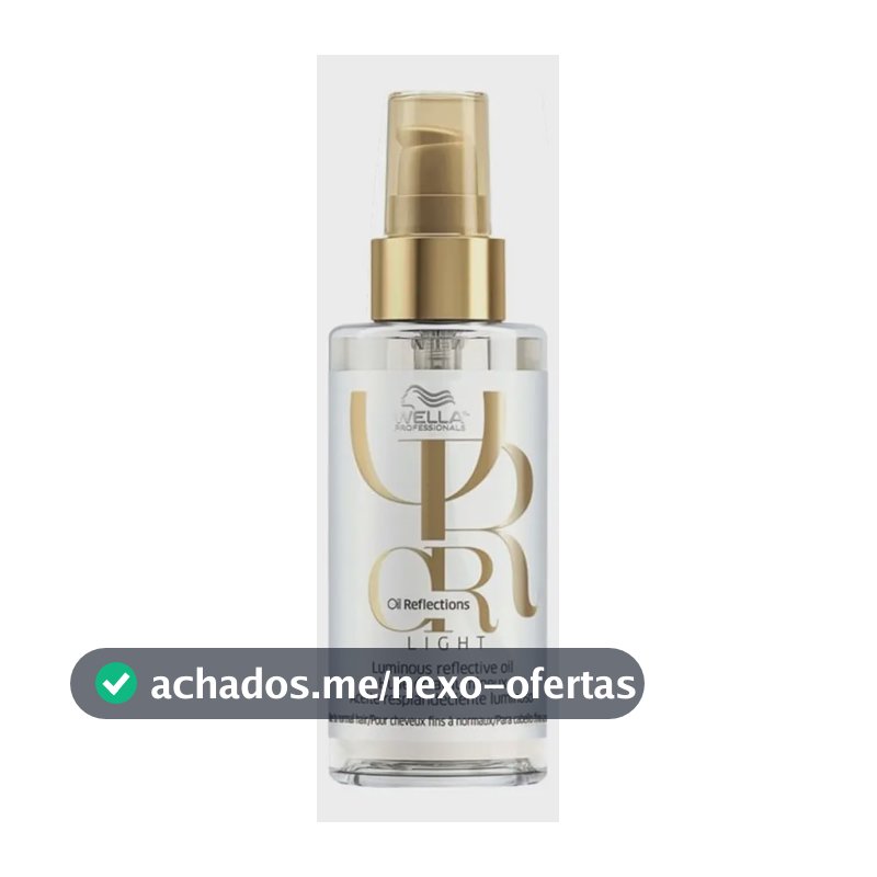 Finalizador Wella Professionals Oil Reflections Light Nutrição De 100ml 100g
