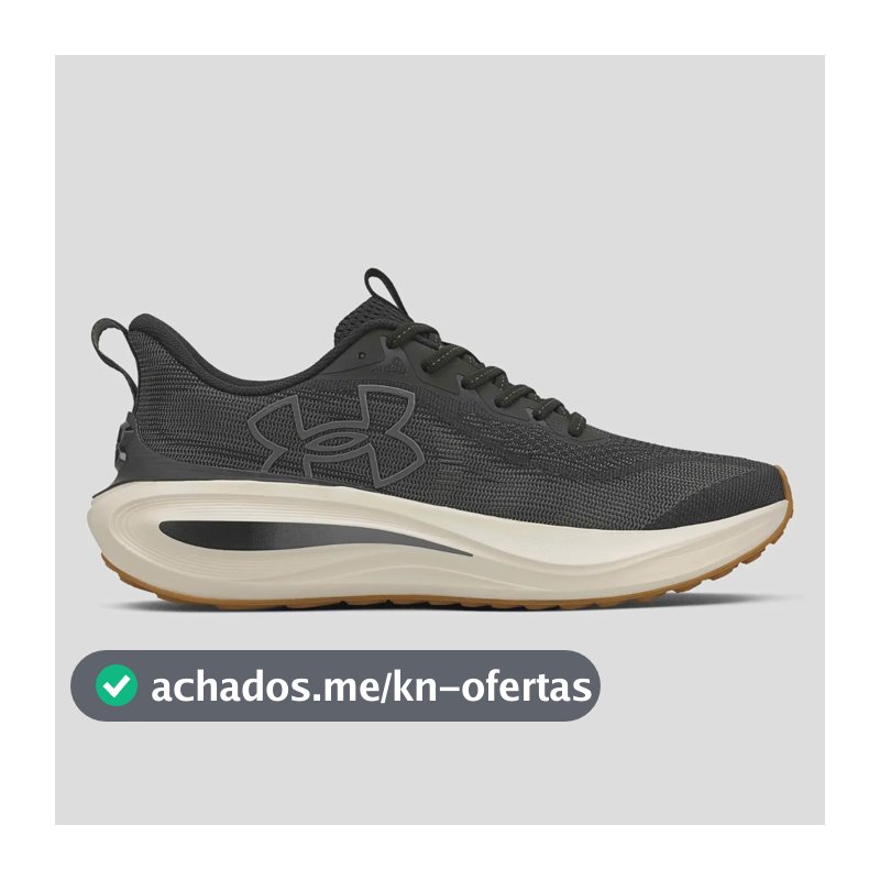 Tênis Masculino Charged Skyline 5 Under Armour Preto Liso 41 Br
