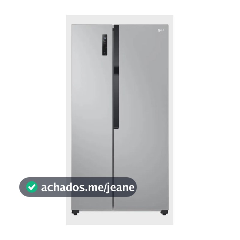 Geladeira Side by Side LG Frost Free 519 L Inox Look Inverter