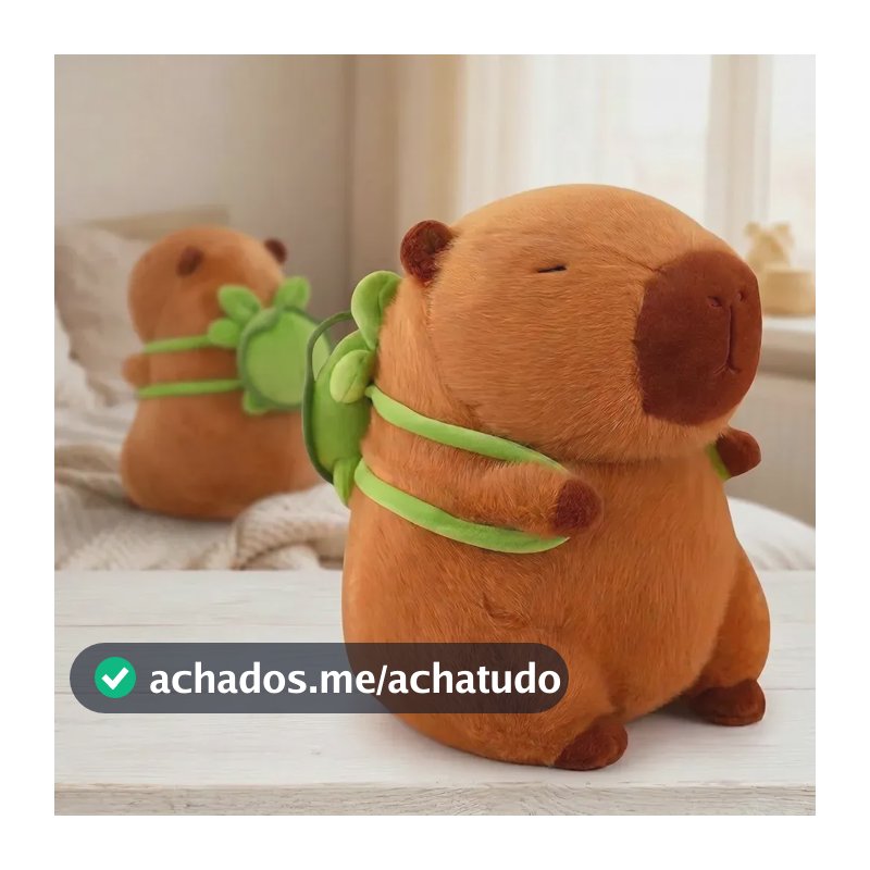 Capivara Filó Pelúcia Gigante Antialérgica Bichinho De Pelúcia Macio Brinquedo Infantil E Adulto Decoração Quarto Presente Criativo Confortável Seguro Alta Qualidade Brasiliana Tech