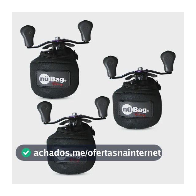 Kit 3 Capas Neoprene Protetora Para Carretilha Perfil Baixo Preto Kit 3 Protetor De Carretilhas Neoprene Protege No Transporte Impactos Fechamento Ajustável Velcro Fácil De Usar