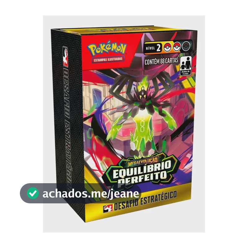 Cartas Pokémon Equilíbrio Perfeito Desafio Estratégico com 88 Cards Copag