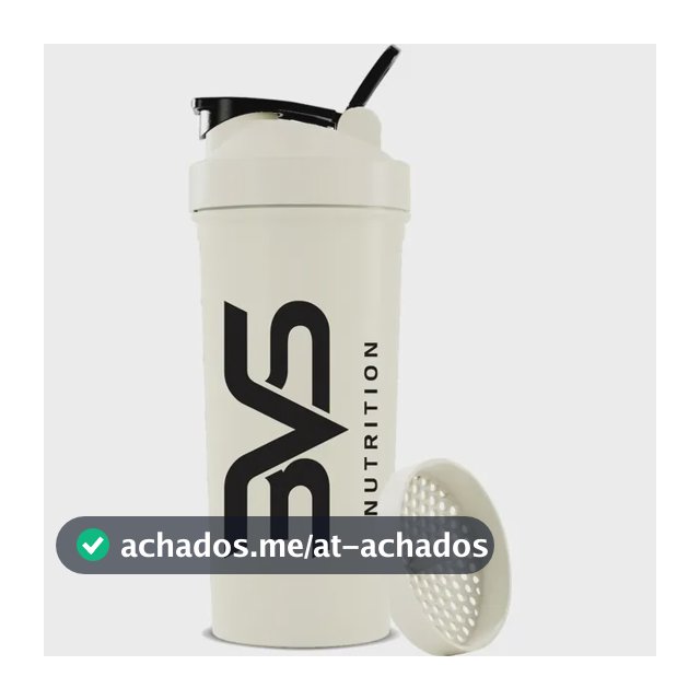 Coqueteleira / Shaker Branca - Academia 600ml - 3vs Nutrition