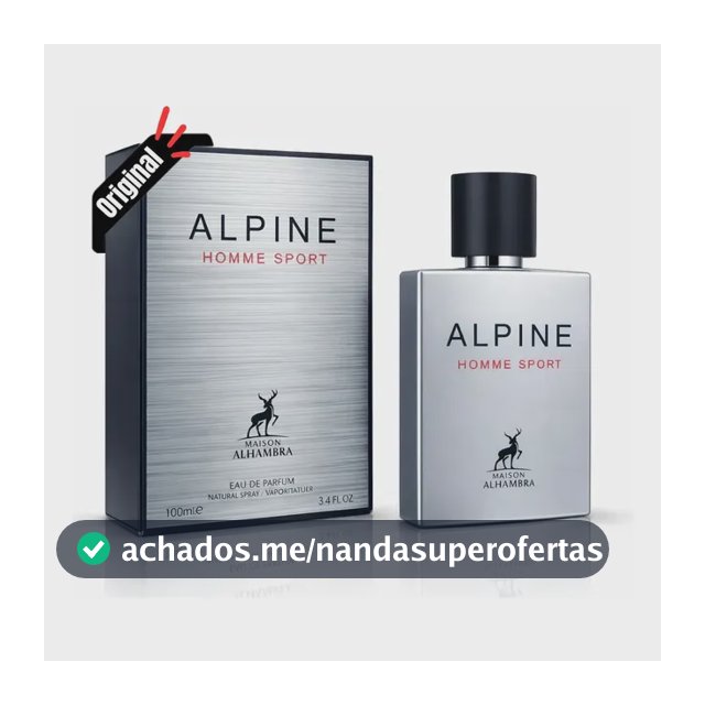 Perfume Árabe Alpine Homme Sport Maison Alhambra 100ml Edp Lipx