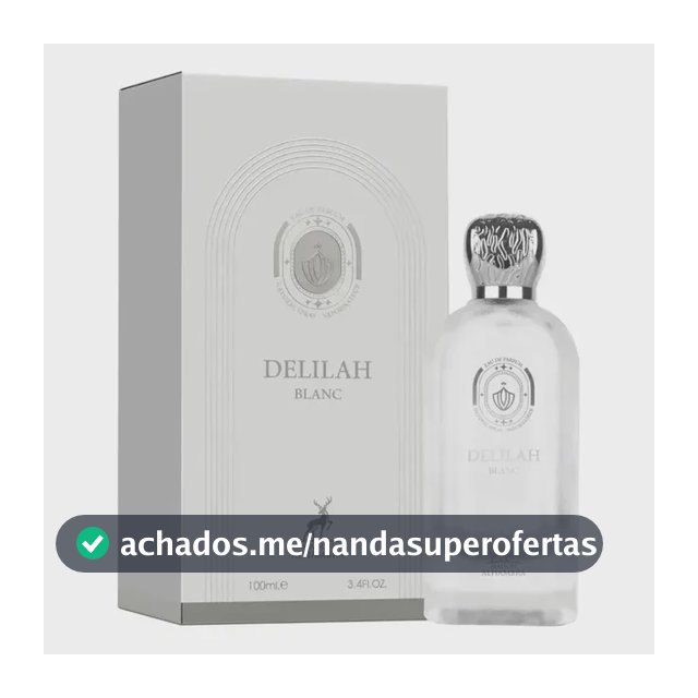 Perfume Arabe Delilah Blanc Maison Alhambra 100 Ml Original