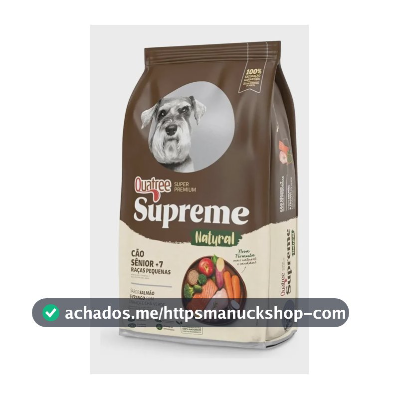 Alimento Quatree Supreme Quatree Supreme Sênior +7 Porte Pequeno Salmão/frango 10,1kg Para Cão Senior De Raza Pequena
