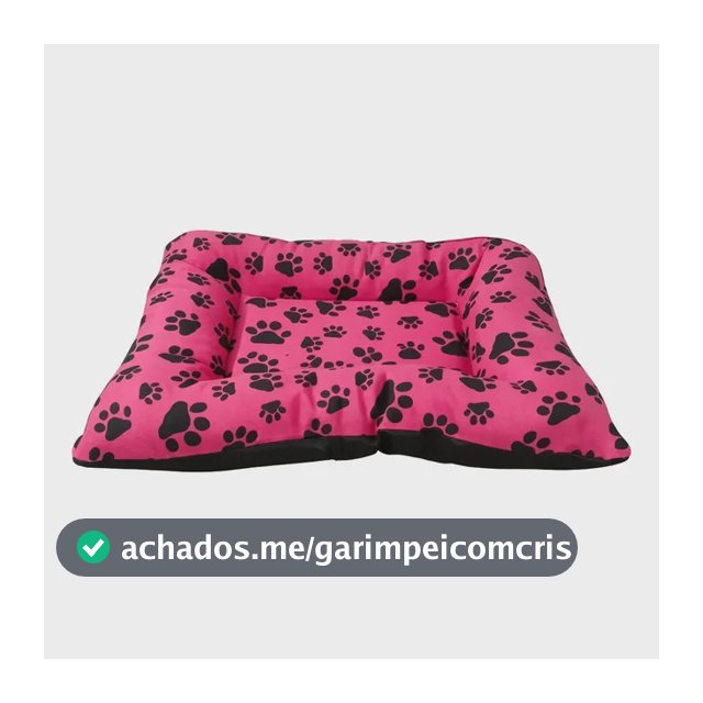 Cama Pet Colchonete Grande Para Cães E Gatos Poliéster