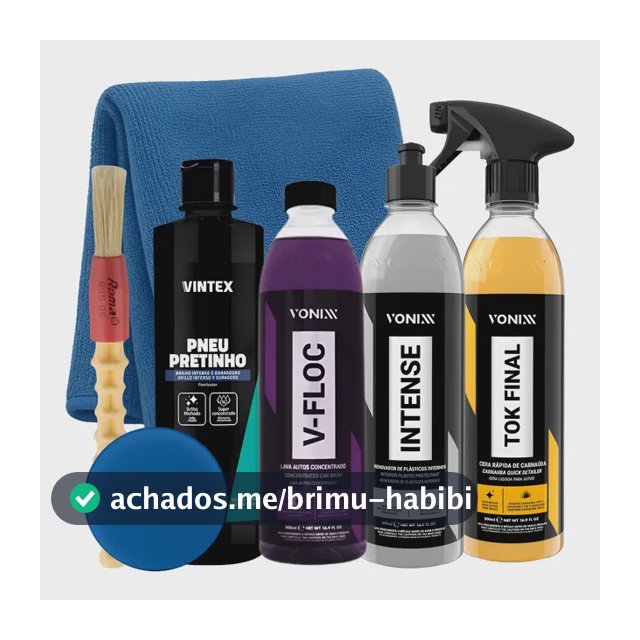 Kit Shampoo V-floc Cera Tok Final Intense Vonixx Pretinho