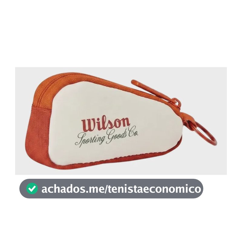 Chaveiro Wilson Raqueteira Roland Garros 2026 Bege