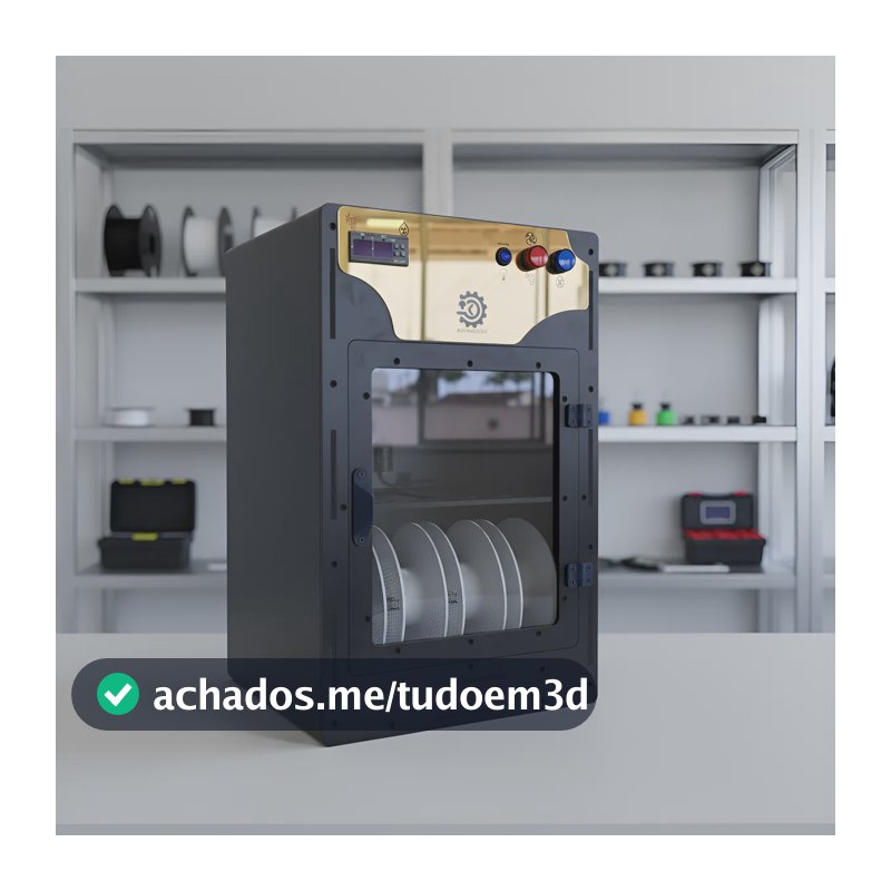 Estufa Secadora Filamento Pla Petg Abs Impressora 3d 8 Rolos