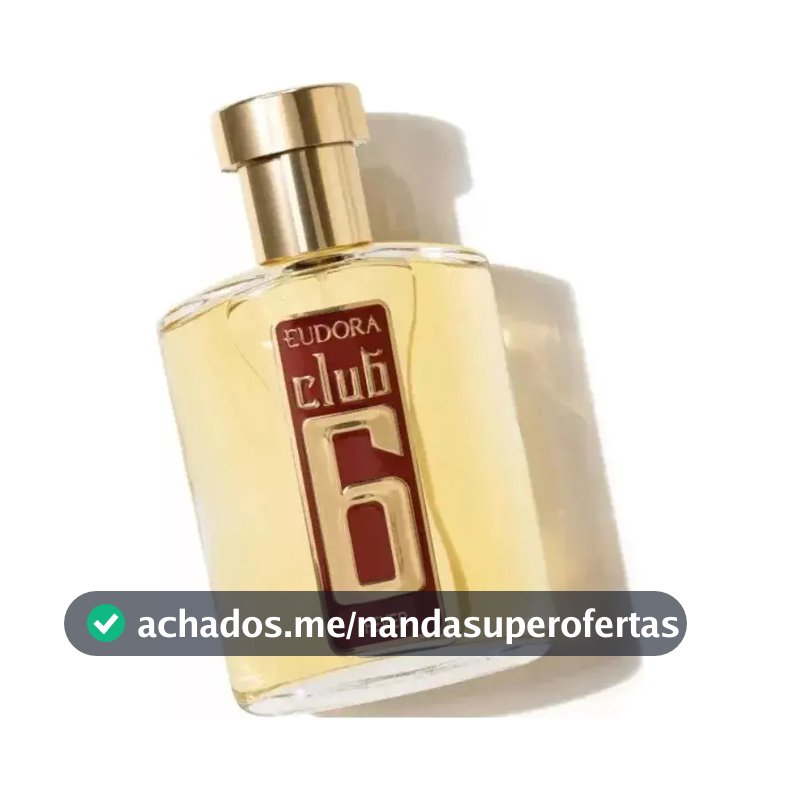 Colônia Club 6 Fever 95ml - Eudora