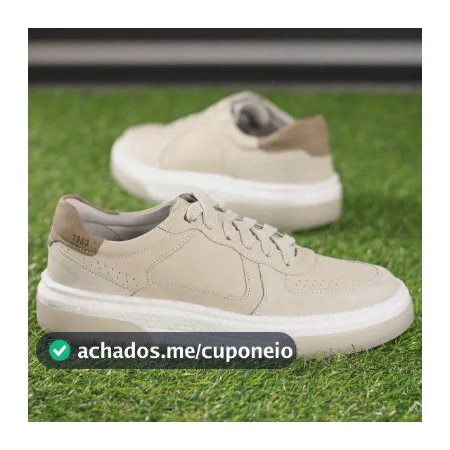 Tênis Democrata Denim Pulse Casual Leve Confortável Couro