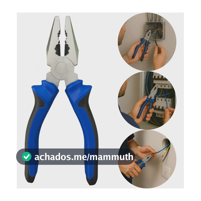 Alicate Universal Corte Profissional 6 Polegadas Aço Carbono