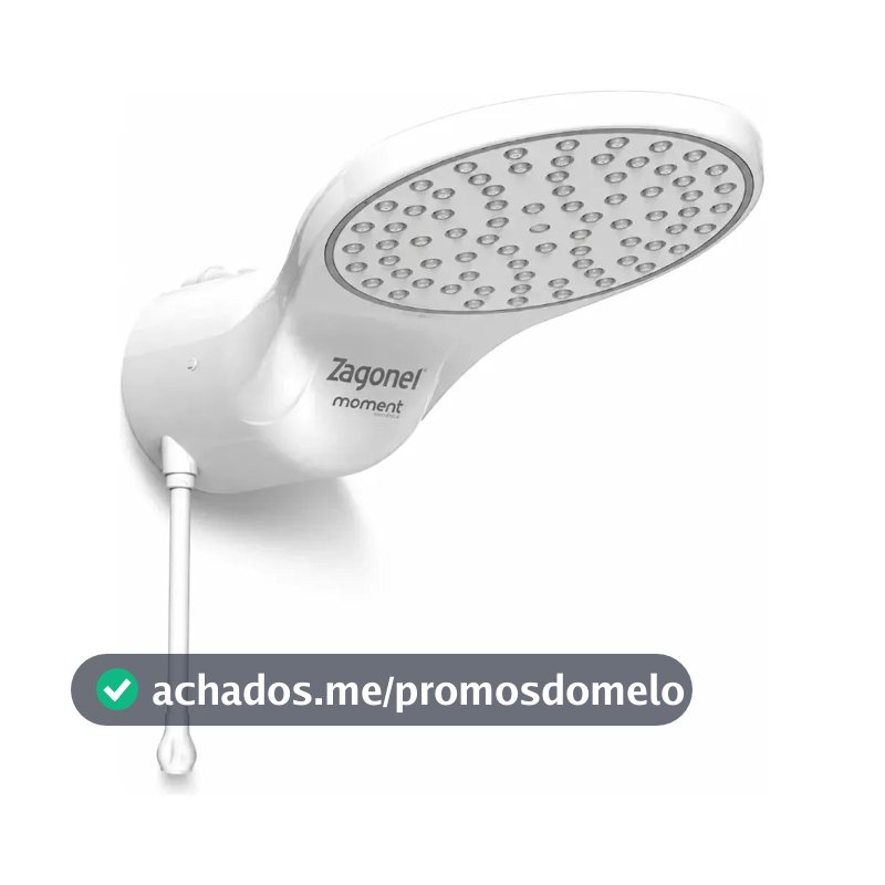 Chuveiro Eletrônico Zagonel Moment 7500W Branco