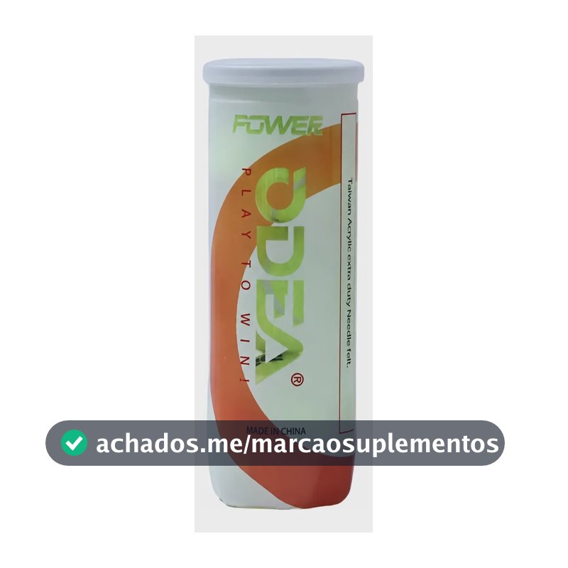 Tubo De Bolas De Tenis Odea Power De 3 Bolas Amarelo