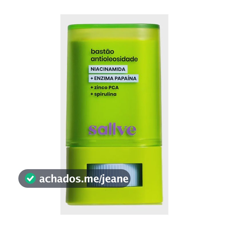 Bastão Antioleosidade 15g Sallve Com Niacinamida
