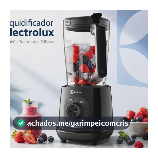 Liquidificador Electrolux 2,7 Litros Preto Potente Jarra Alta Capacidade Lâmina TriForce 3 Velocidades Pés Antiderrapantes Copo Resistente Vitaminas Sucos Receitas Cozinha Casa Premium 600W