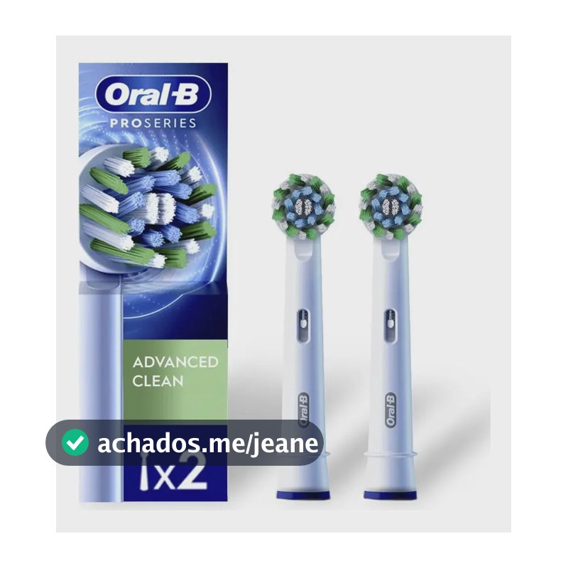 Refil Para Escova Elétrica Oral-B Advanced Clean 2 Unidades