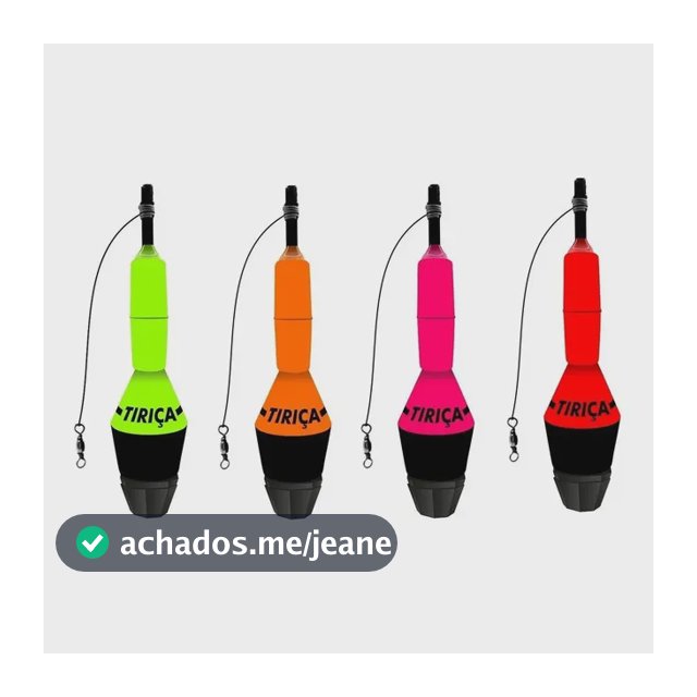 Kit C/2 Boias Torpedo Tiriça 36g - Jrpesca - Cores Cor Variadas