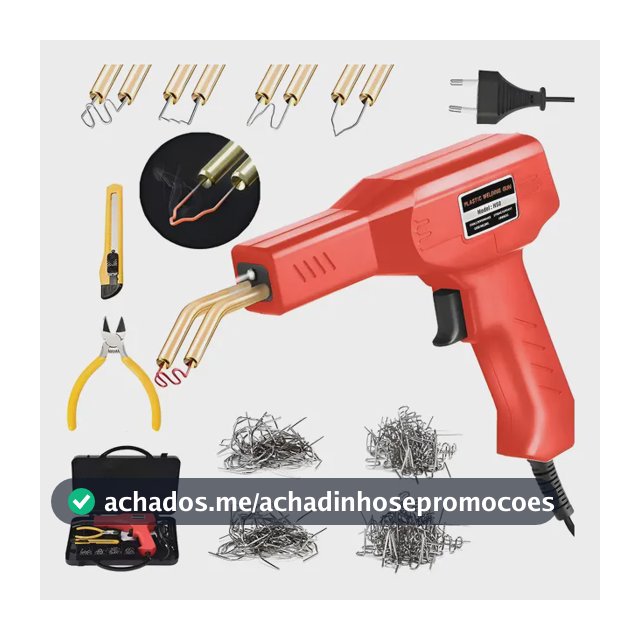 Soldador Plástico Solda Para-choque Farol Carenagem Grampos 220v