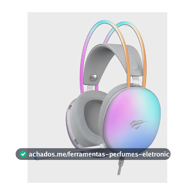 Headset Gamer Havit Gamenote H2037d Rgb Branco