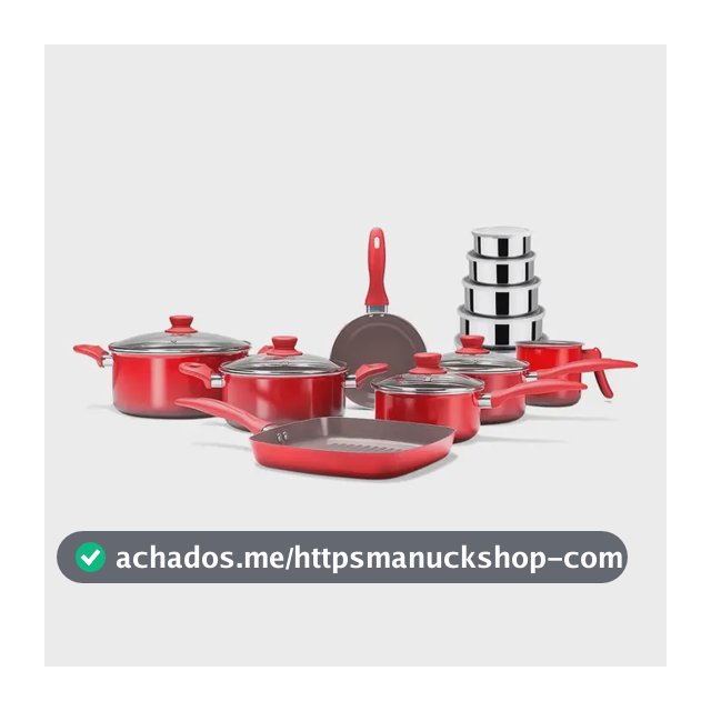Jogo De Panelas Brinox Easy Cerâmica 7 Pç Brinox E 5 Tigelas