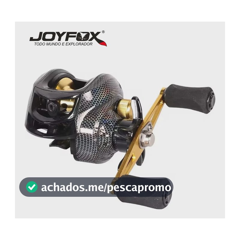 Carretilha Joyfox M1173 Perfil Baixo 18+1 Rolamentos 7.2:1 Drag 10kg