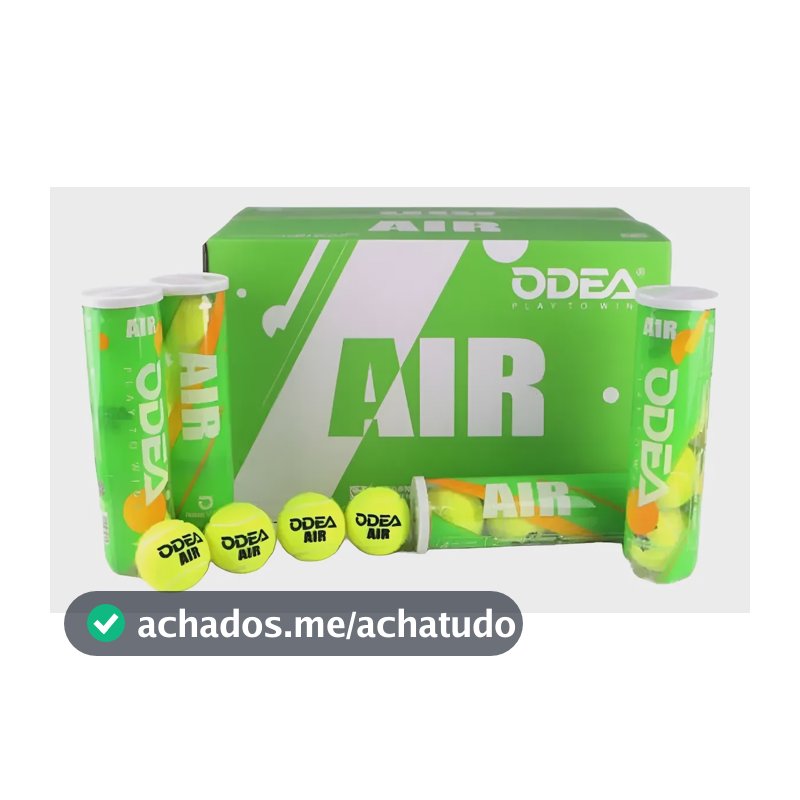 Caixa De Bolas De Tênis Odea Air - (24x4) Caixa Com 96 Bolas Amarelo