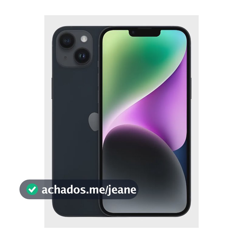 Apple iPhone 14 Plus (128 GB) - Meia-noite (Novo com caixa aberta)